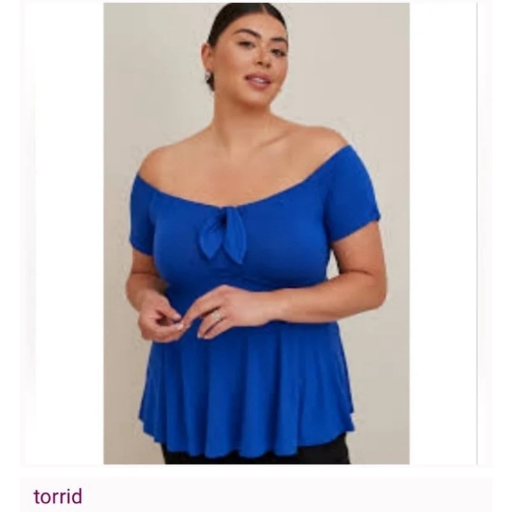 Torrid Babydoll Super Soft Tie-Front